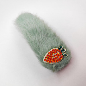 Light Green color Accessories - Fancy Furry Tic Tac Clip for Girls