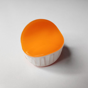 Orange color Clutcher Clip Round hair accessories for women/girls