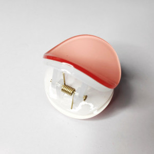 Peach color Accessories - Clutcher Clip Round hair accessories for women/girls