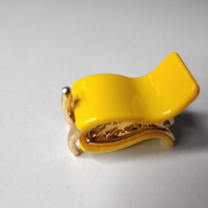 Yellow color Small sized Clutcher