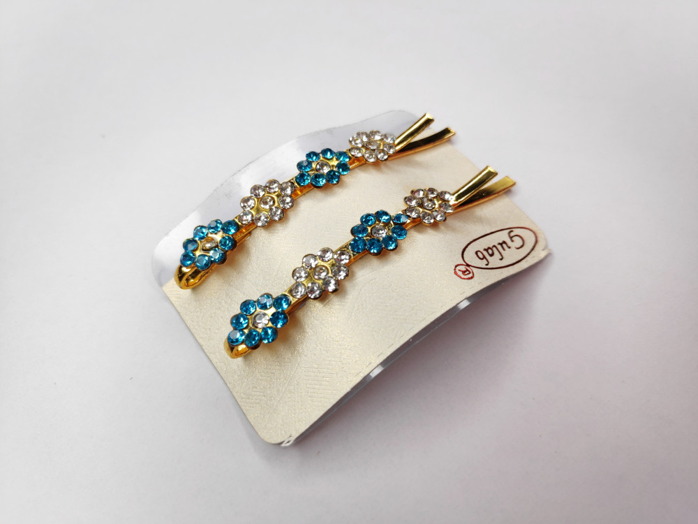 Party wear hair Clips Diamond Bobby Pins - ZamIndia - Online shop for women  suit material, nightwear, imitation jewellery and accessories.