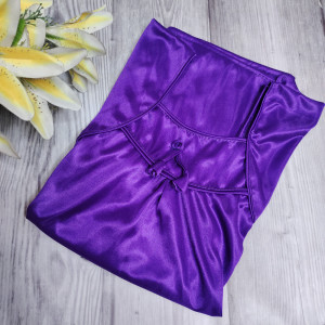 Purple color Affordable Plain Lycra Nighty