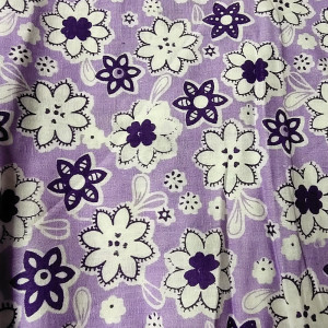 Purple color Pretty Florals Ankle Length Night Dress 