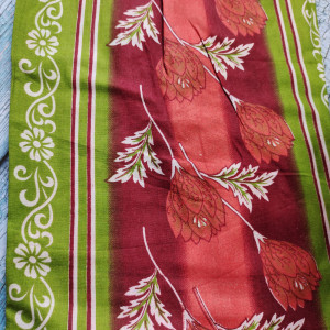 Light Green color Multicolour Cotton Printed Nighty for women