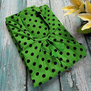 Green color Nightwear - Cotton Printed Nighty for women