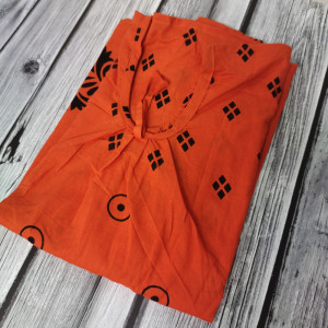 Orange color Nightwear - Cotton Printed Nighty for women