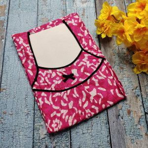 Pink color Nightwear - Summer Nighty for Women Batik Print