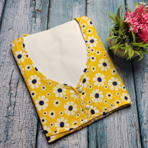 Yellow color Nightwear - XXXL Pure Cotton Nighty for Women 