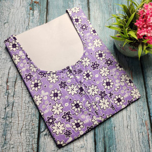 Purple color Nightwear - XXXL & 4XL Pure Cotton Nighty for Women 