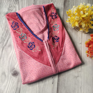 Pink color Nightwear - Plus Size 3XL - 4XL Size Hosiery Nighty for Women 
