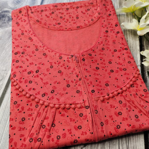 gajri color Modal Fabric Nighty for Women 