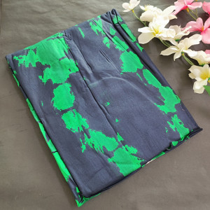 Green color 5XL-7XL Plus size Cotton Nighty with Beautiful Prints