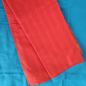 Red color Boutique style Casual/ Formal Wear Suit With Kantha Work Dupatta