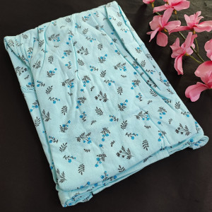 Blue color Beautiful & Comfortable Model Fabric Nighty