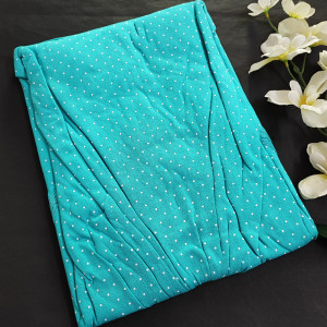 Sea Green color Beautiful & Comfortable Model Fabric Nighty